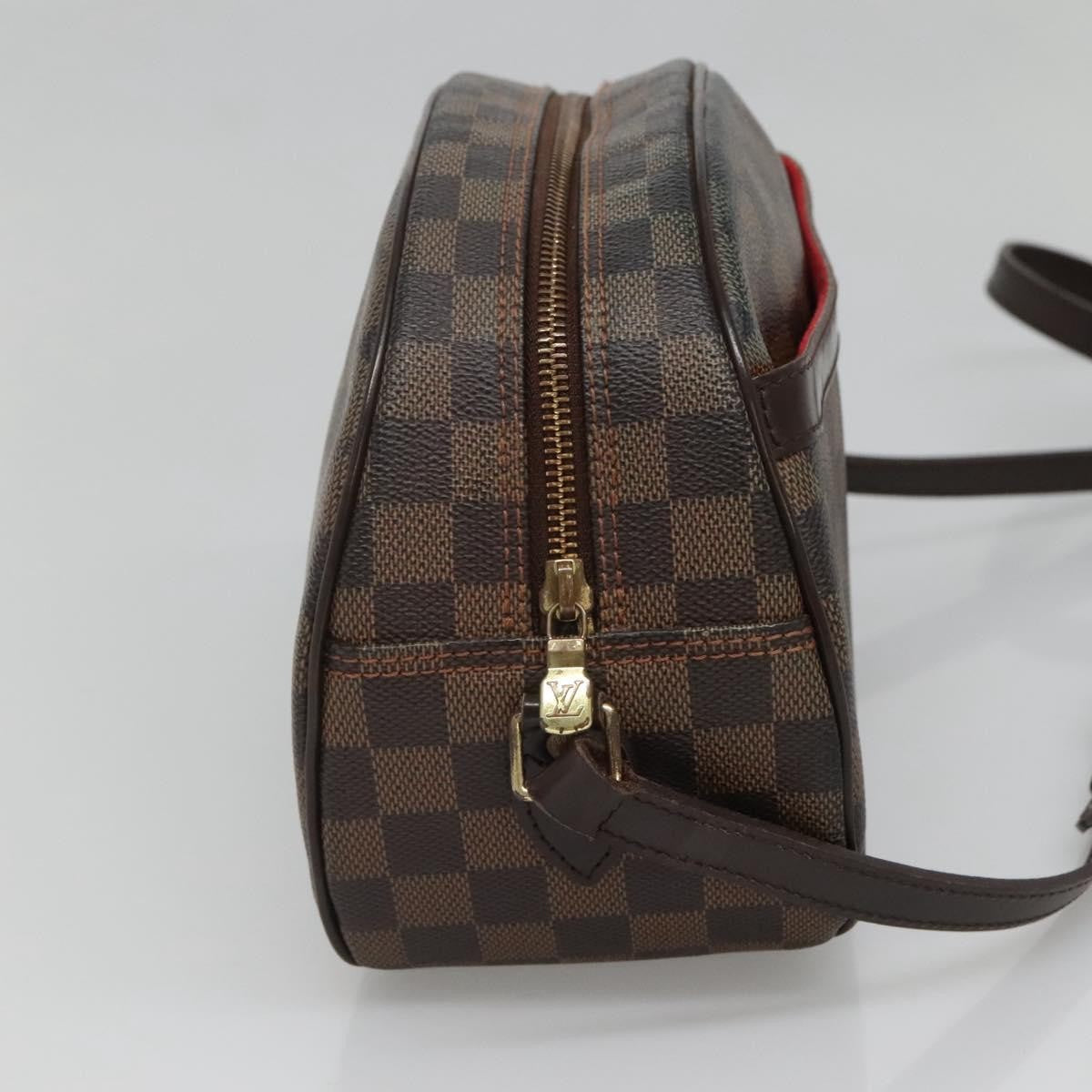 Louis Vuitton Blois Handbag Monogram Canvas Brown Canvas Shoulder Bag