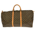Louis Vuitton Keepall Bag Monogram Canvas Brown Canvas Travel Bag