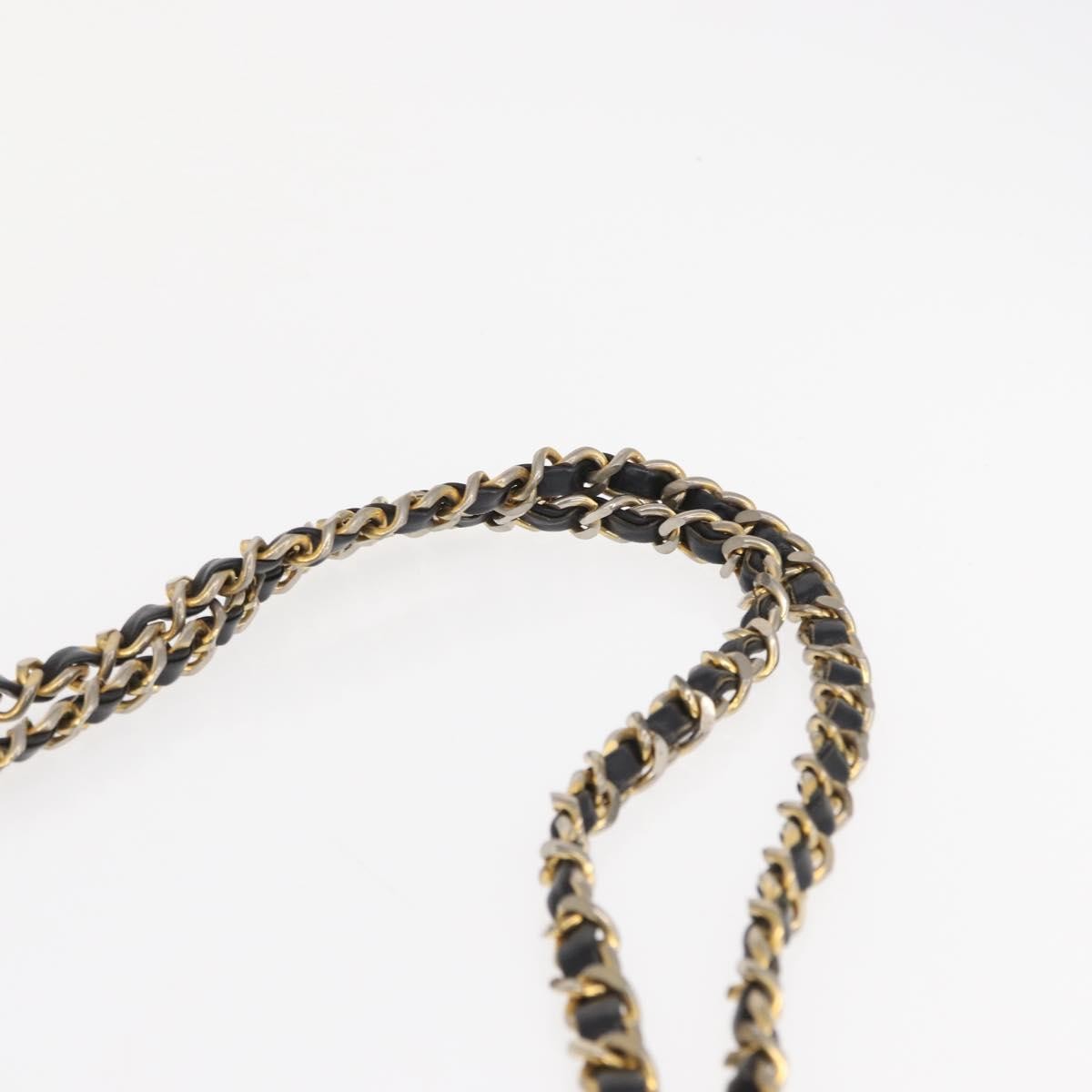 Chanel Chain Tote Leather Black Leather Handbag