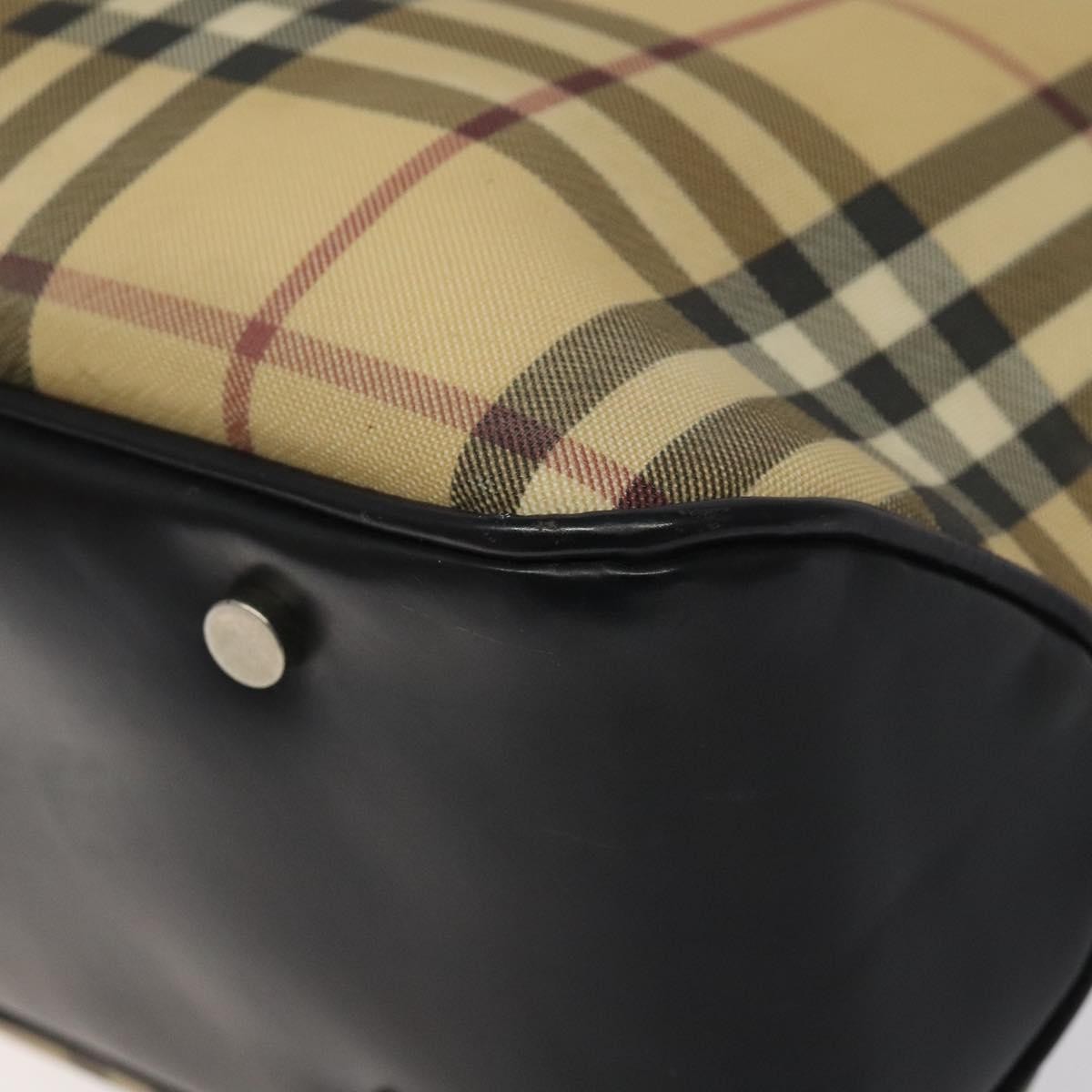 Burberry Nova Check Handbag Nova Check Canvas And Leather Beige Canvas Handbag