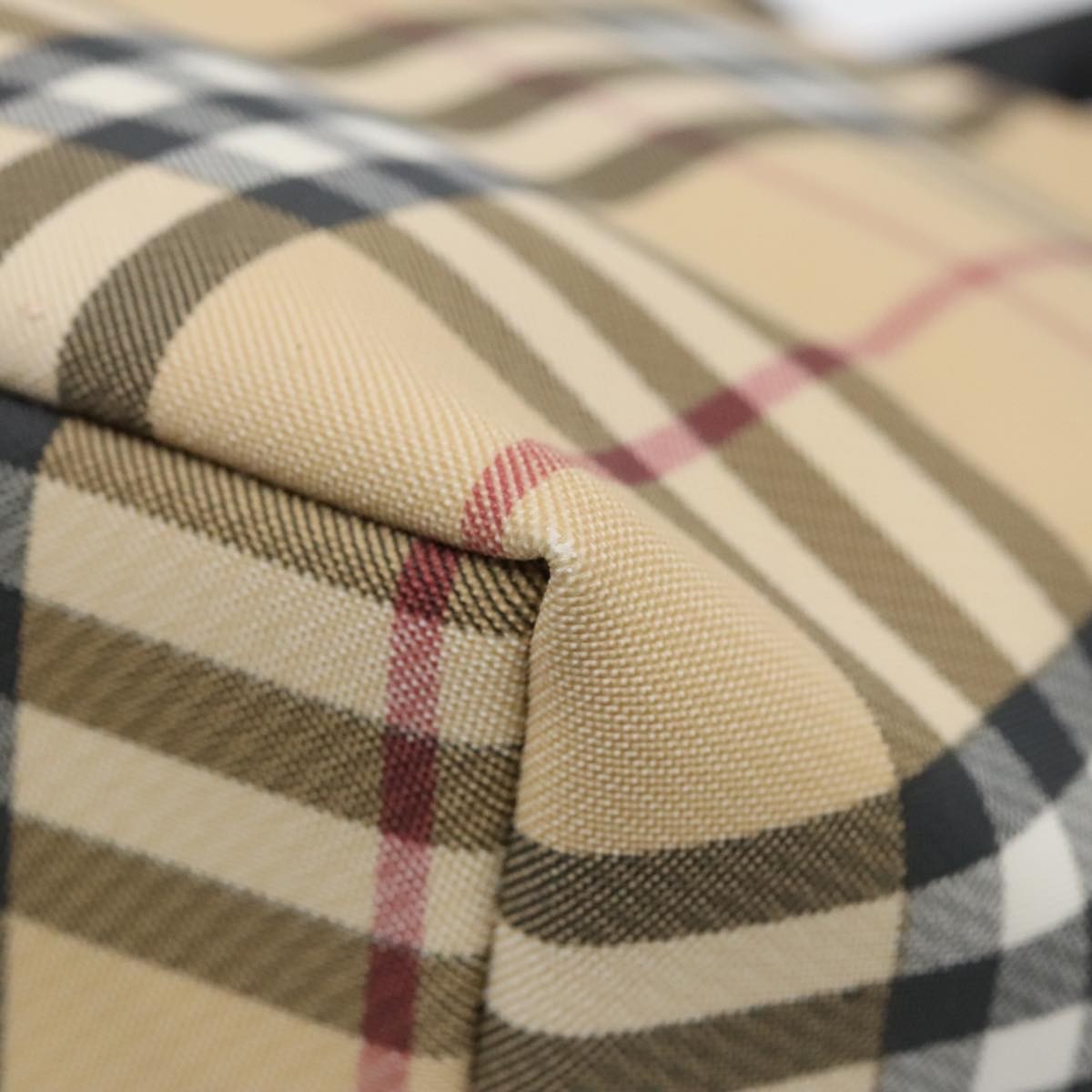 Burberry Nova Check Handbag Nova Check Canvas Beige Canvas Handbag