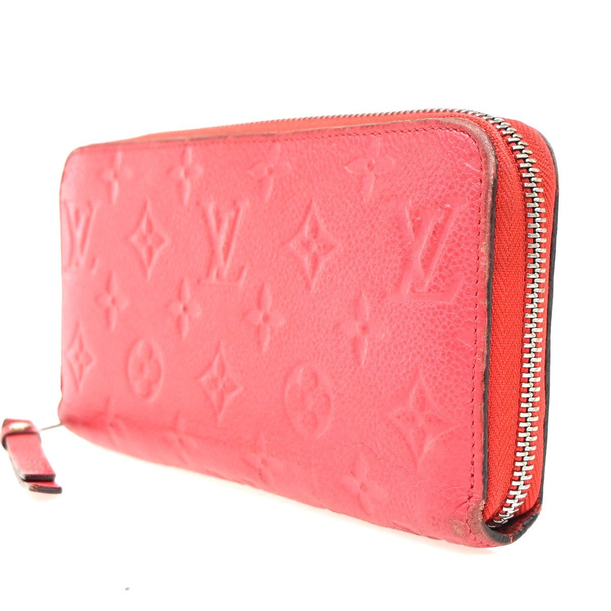 Louis Vuitton Portefeuille Zippy Monogramme Empreinte Monogramme Empreinte Red Leather Wallets Accessory