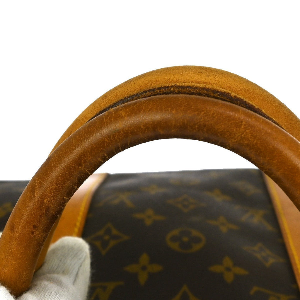 Louis Vuitton Keepall Bag Monogram Canvas Brown Canvas Travel Bag