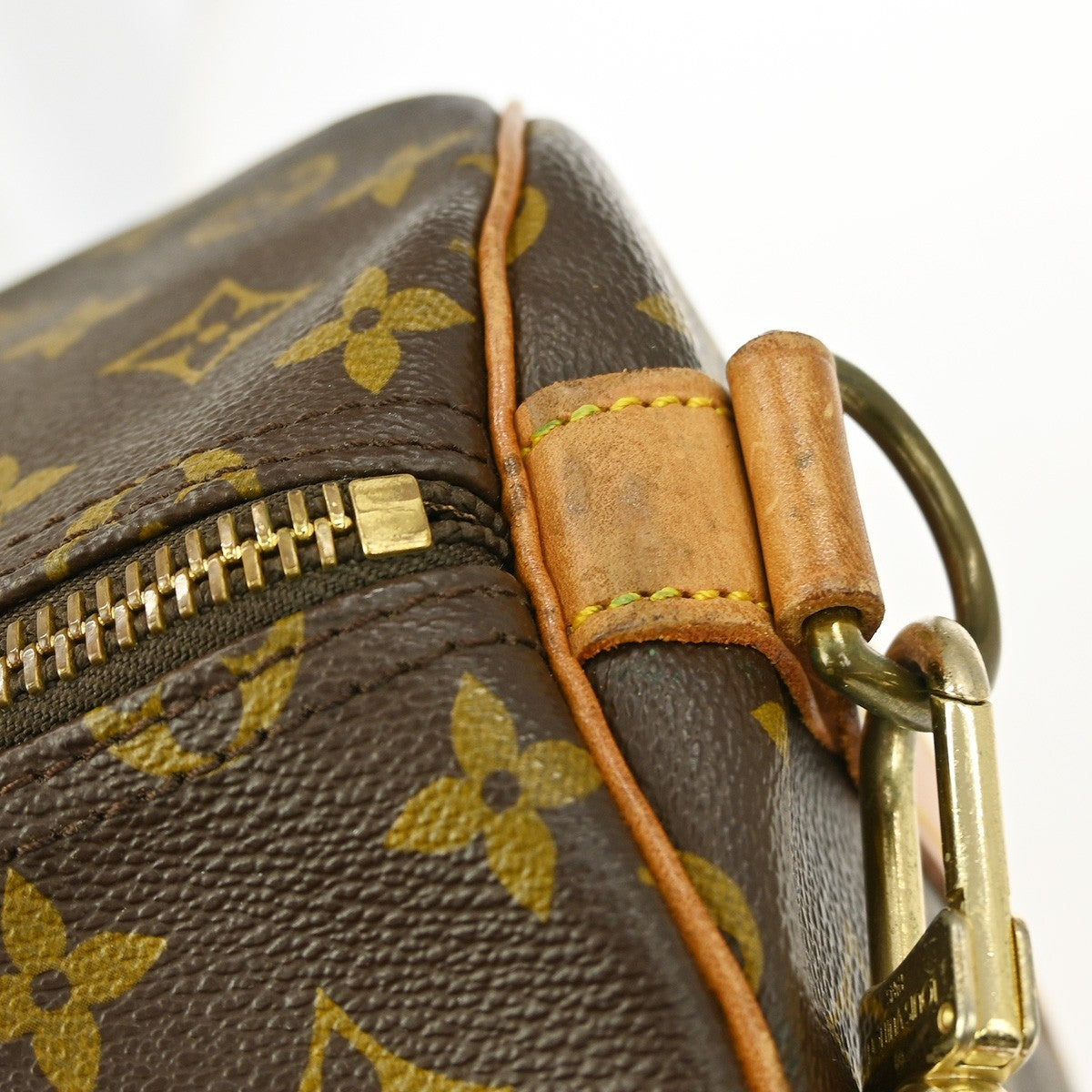Louis Vuitton Keepall Bandouliere Bag Monogram Canvas Brown Canvas Travel Bag