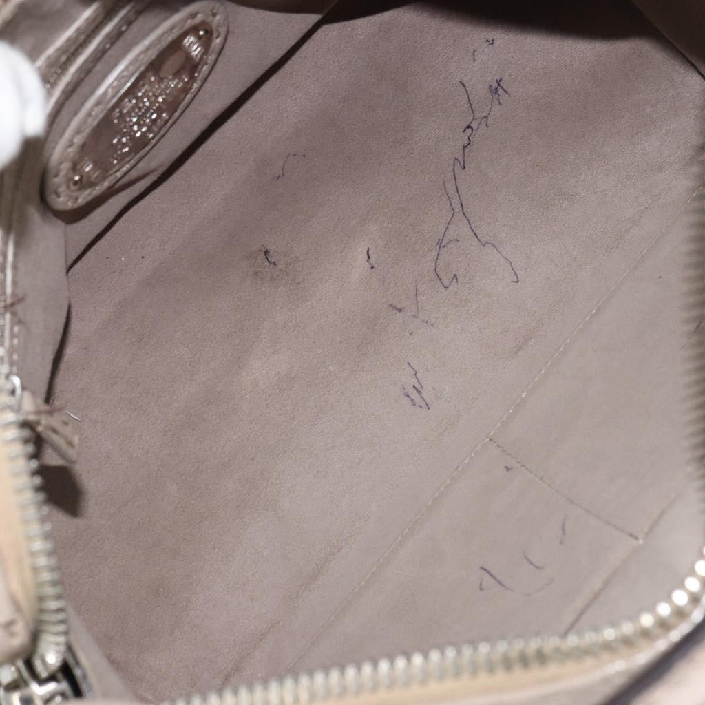 Fendi Selleria Lei Bag Leather Gray Leather Handbag