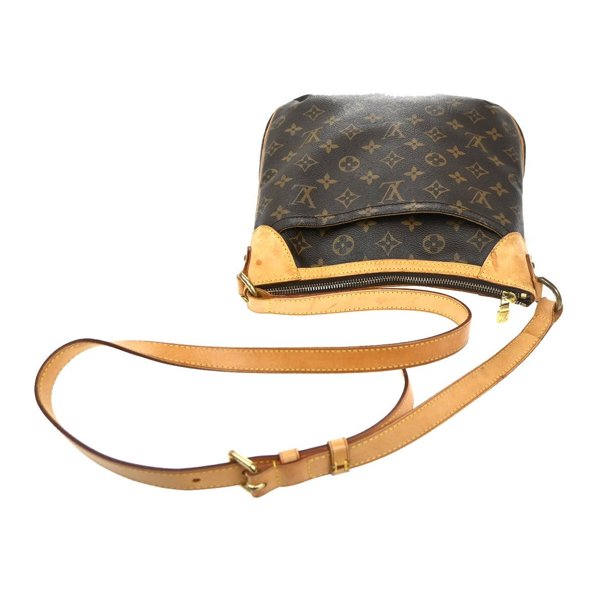 Louis Vuitton Odeon Handbag Monogram Canvas Brown Canvas Shoulder Bag