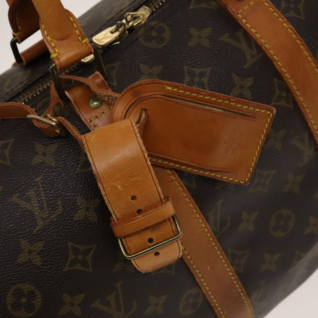 Louis Vuitton Keepall Bag Monogram Canvas Brown Canvas Travel Bag