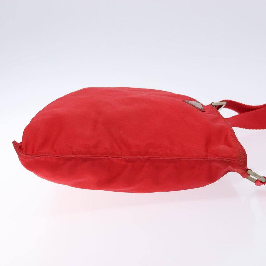 Prada Flat Messenger Bag Tessuto Red Nylon Bag