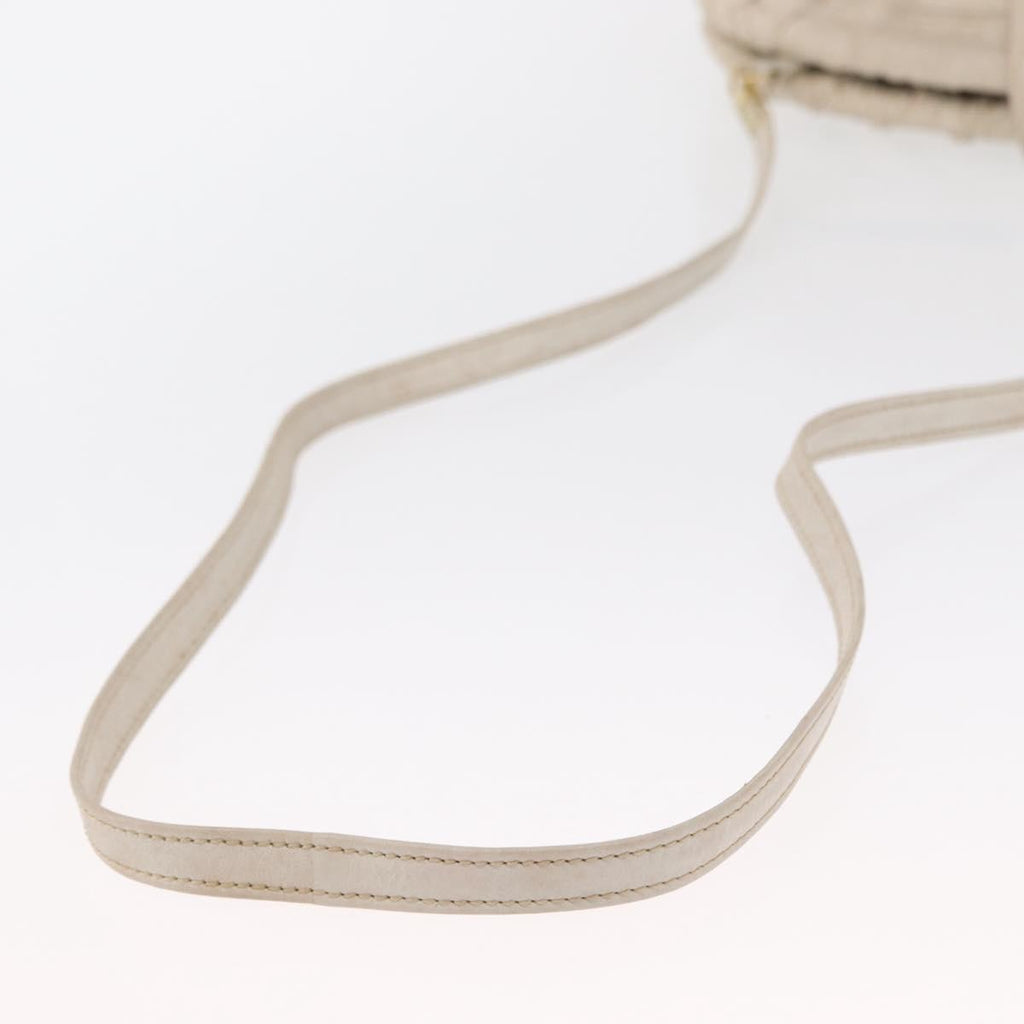 Celine Vintage Shoulder Bag Leather White Leather Shoulder Bag Bag