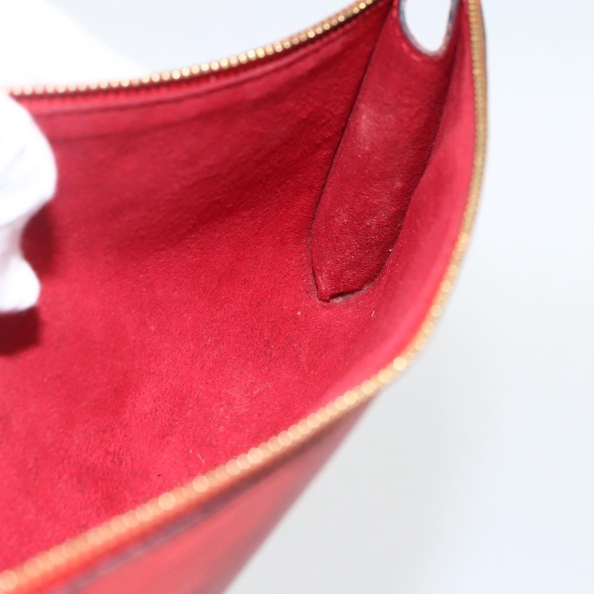 Louis Vuitton Pochette Accessoires Epi Leather Red Leather Clutche & Pouche Bag