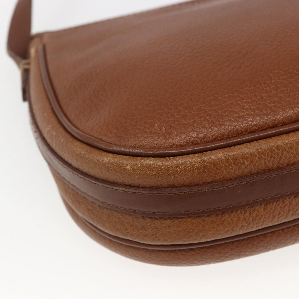 Burberry Vintage Shoulder Bag Leather Brown Leather Shoulder Bag