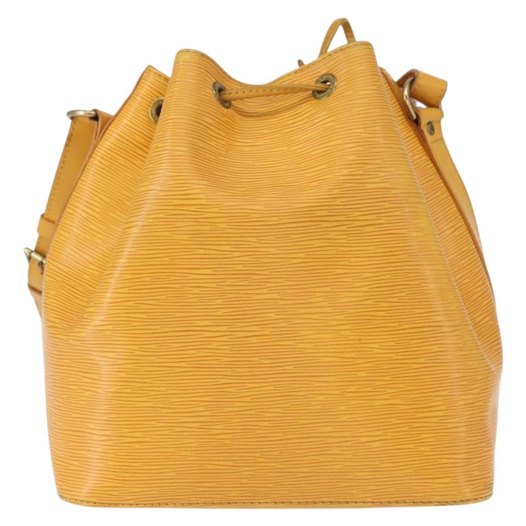Louis Vuitton Petit Noe Handbag Epi Leather Yellow Leather Shoulder Bag