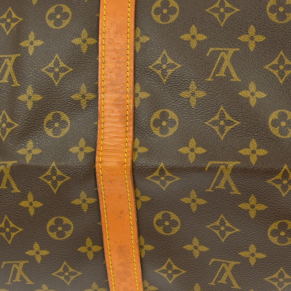 Louis Vuitton Keepall Bag Monogram Canvas Brown Canvas Travel Bag