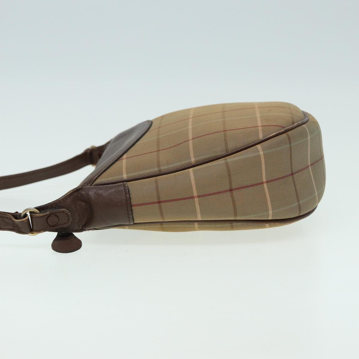 Burberry Nova Check Shoulder Bag Canvas And Leather Beige Canvas Shoulder Bag