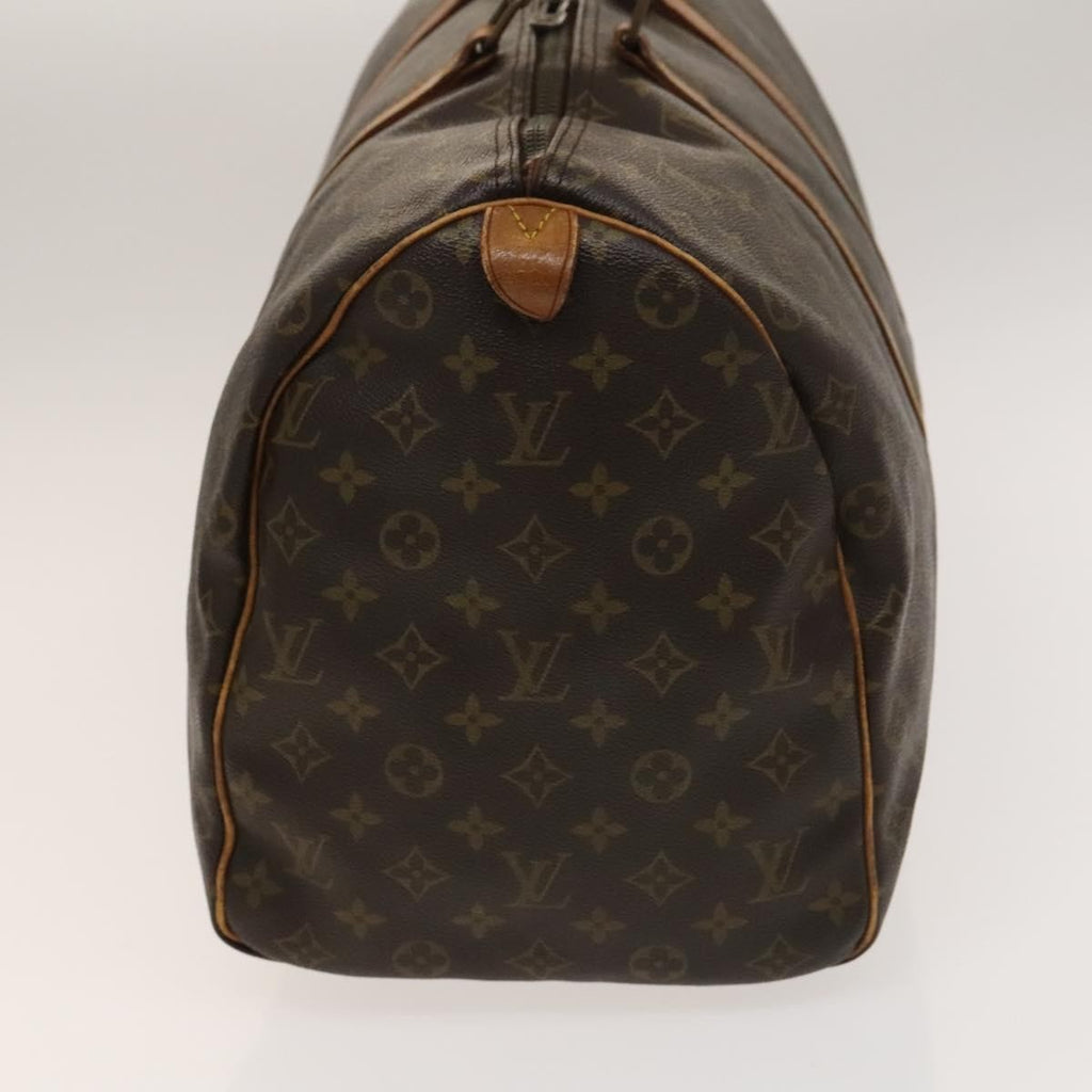 Louis Vuitton Keepall Bag Monogram Canvas Brown Canvas Travel Bag