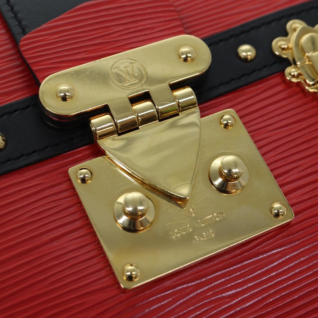 Louis Vuitton Trunk Clutch Epi Leather Red Leather Shoulder Bag