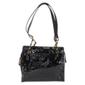 Chanel Vintage Timeless Chain Shoulder Bag Patent Black Patent_Leather Shoulder Bag Bag