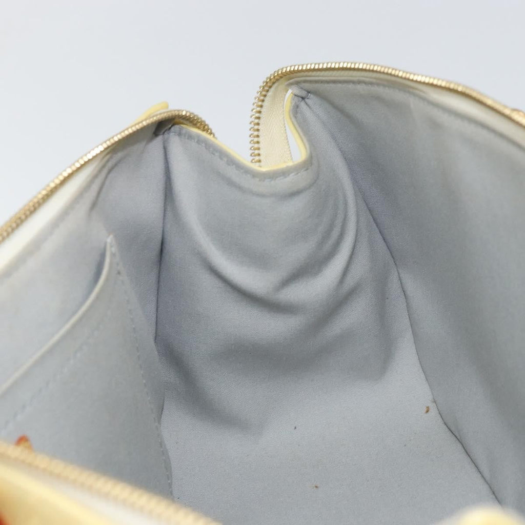 Louis Vuitton Rosewood Avenue Handbag Monogram Vernis Beige Patent_Leather Handbag