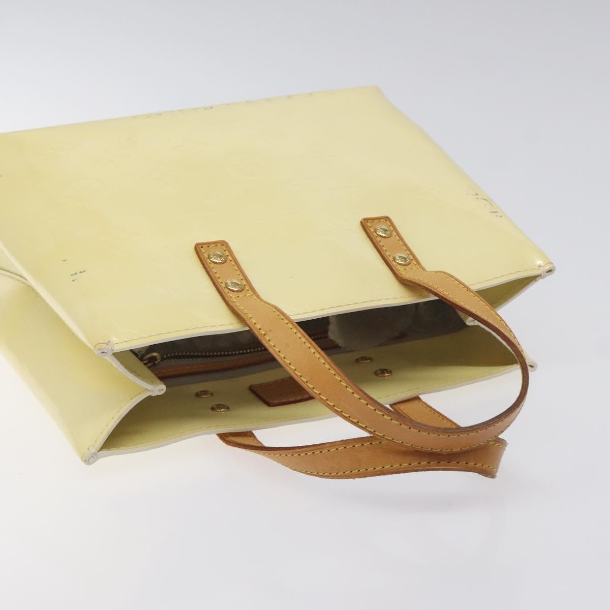 Louis Vuitton Reade Handbag Monogram Vernis Beige Patent_Leather Bag