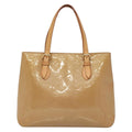 Louis Vuitton Brentwood Handbag Monogram Vernis Brown Patent_Leather Shoulder Bag