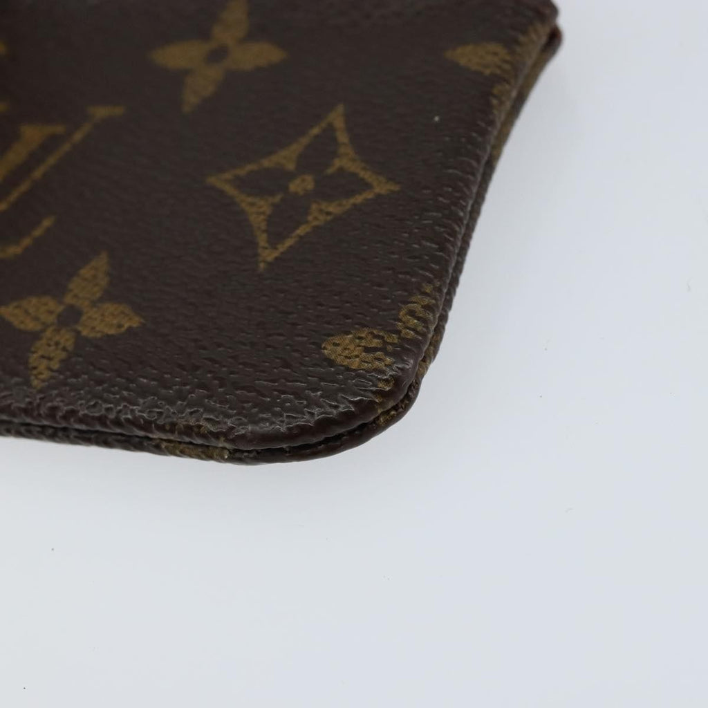 Louis Vuitton Pochette Clés Monogram Canvas Brown Canvas Wallets Accessory