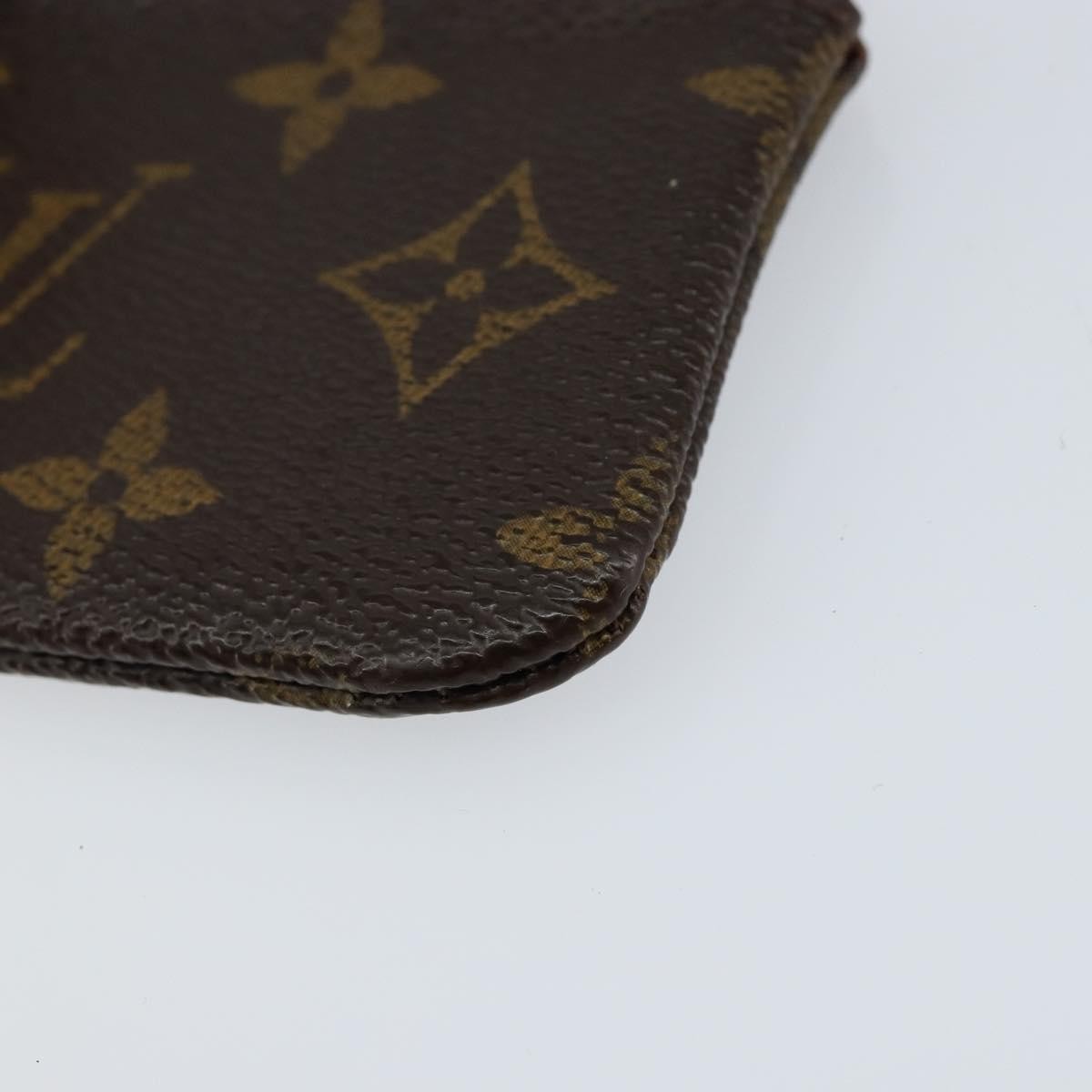 Louis Vuitton Pochette Clés Monogram Canvas Brown Canvas Wallets Accessory