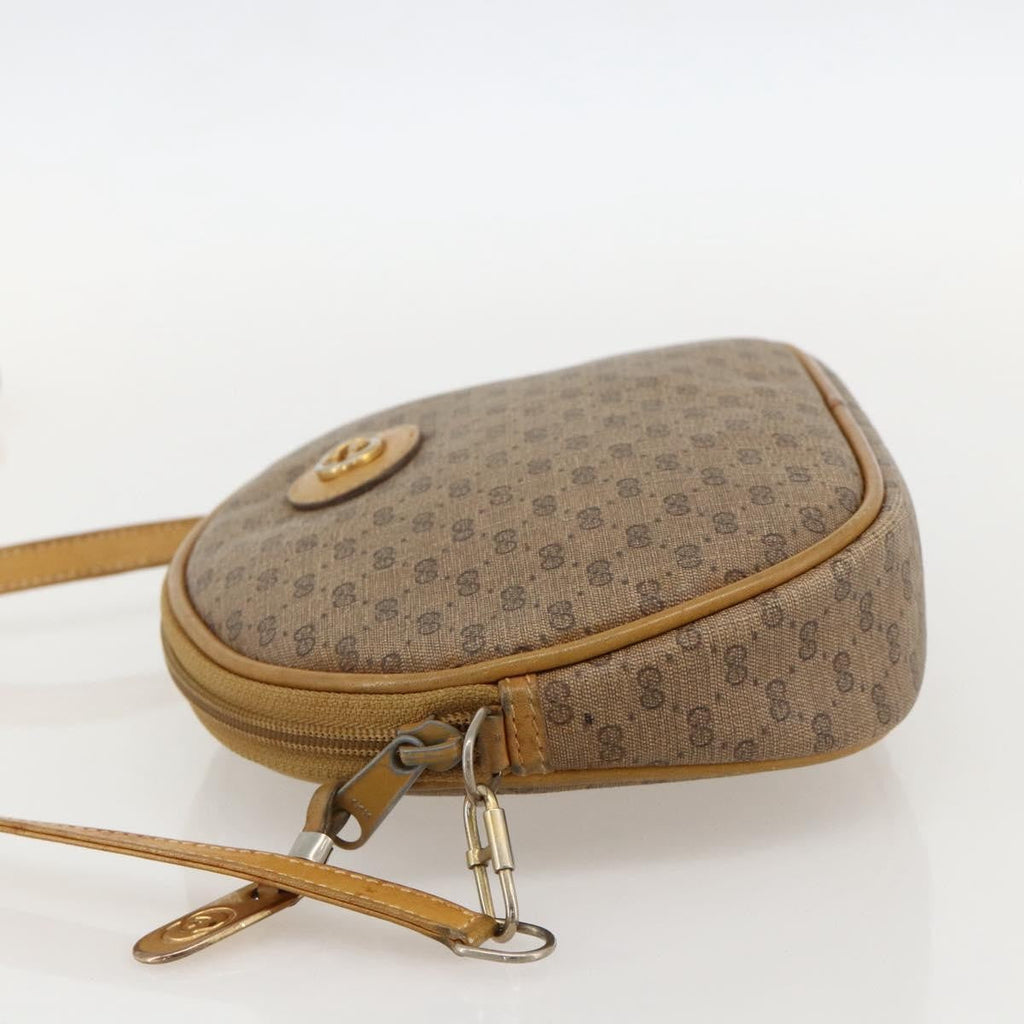 Gucci Micro Gg Supreme Shoulder Bag Gg Canvas Beige Pvc Shoulder Bag Bag (Pre-Owned)
