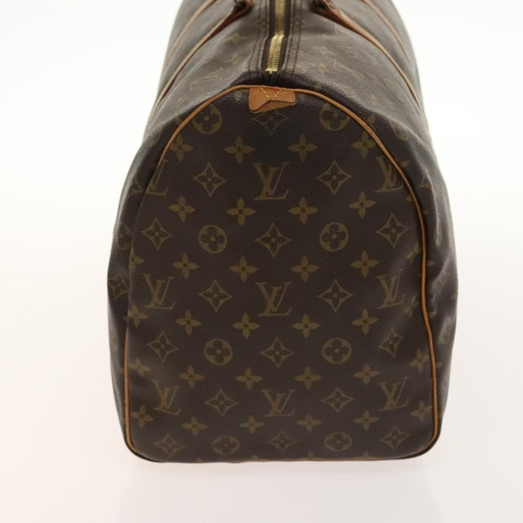 Louis Vuitton Keepall Bag Monogram Canvas Brown Canvas Travel Bag