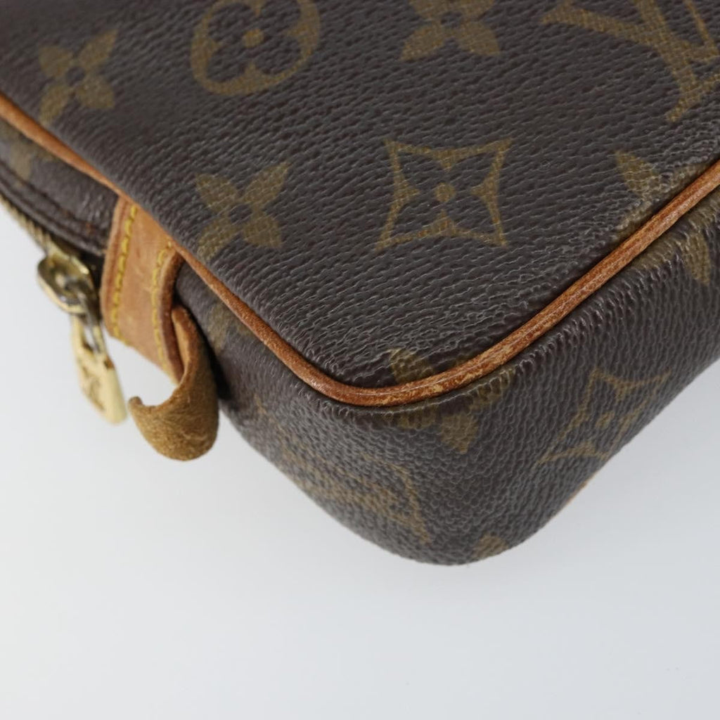 Louis Vuitton Pochette Marly Bandouliere Bag Monogram Canvas Brown Canvas Clutche & Pouche Bag