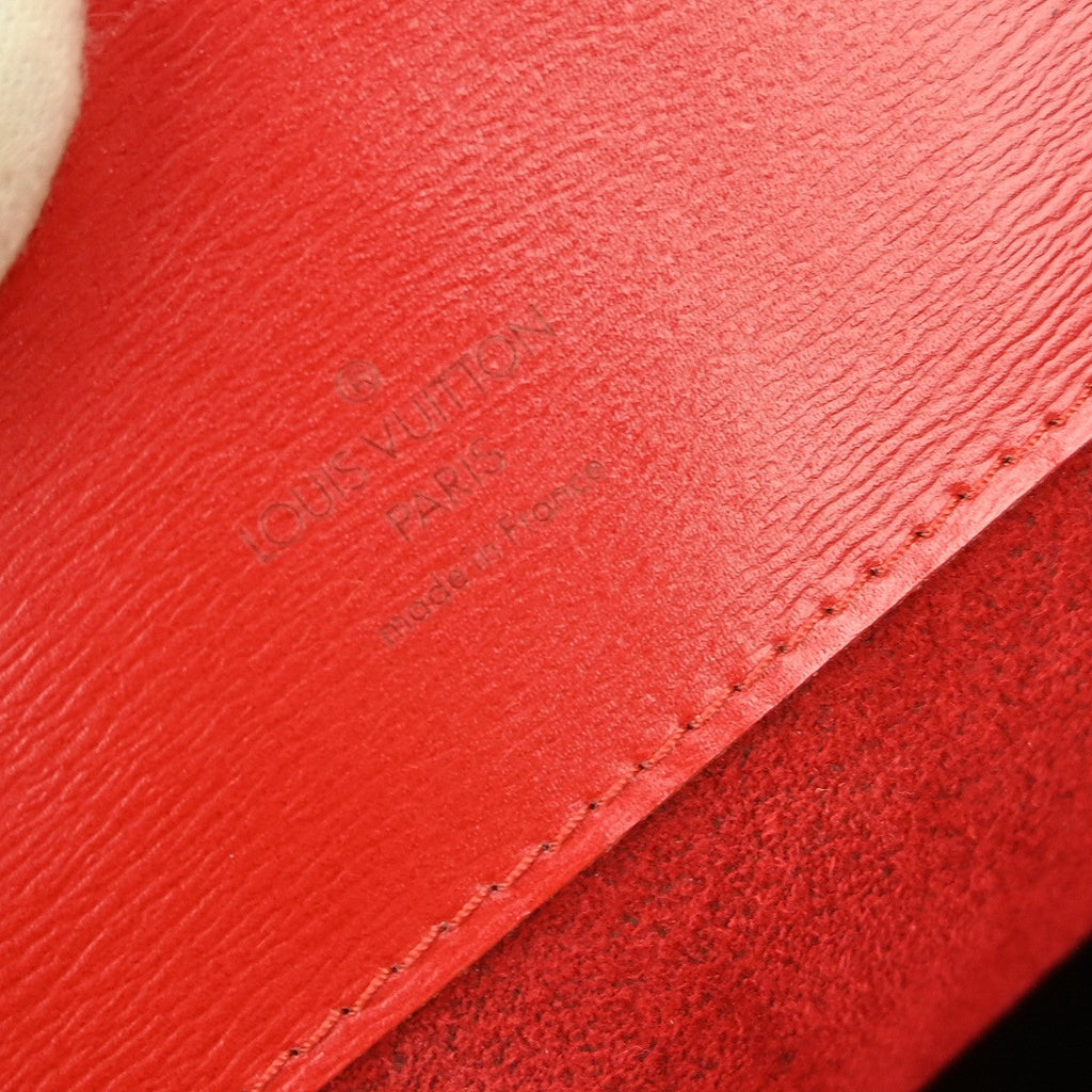 Louis Vuitton Cluny Shoulder Bag Epi Leather Red Leather Shoulder Bag