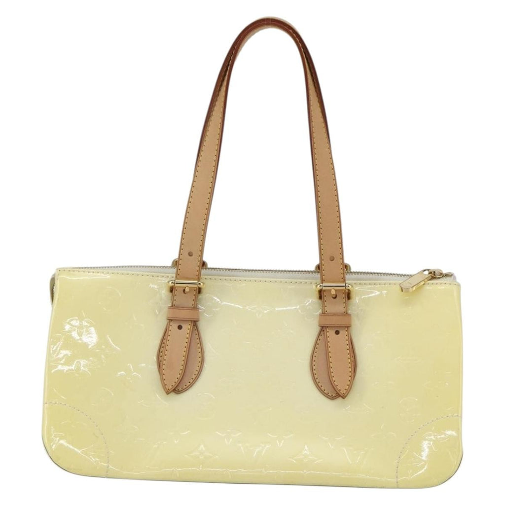 Louis Vuitton Rosewood Avenue Handbag Monogram Vernis Yellow Patent_Leather Handbag