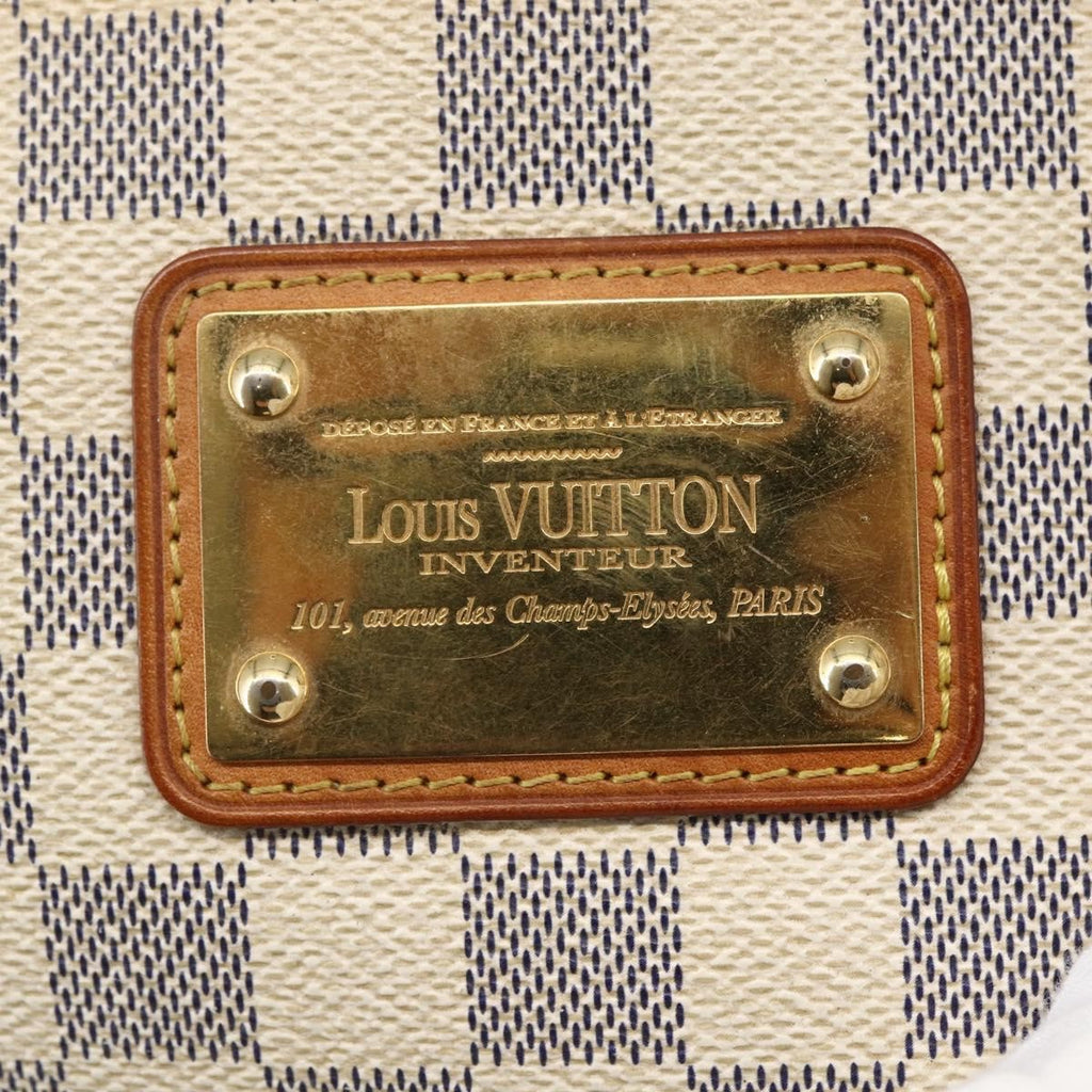 Louis Vuitton Eva Handbag Damier White Canvas Bag