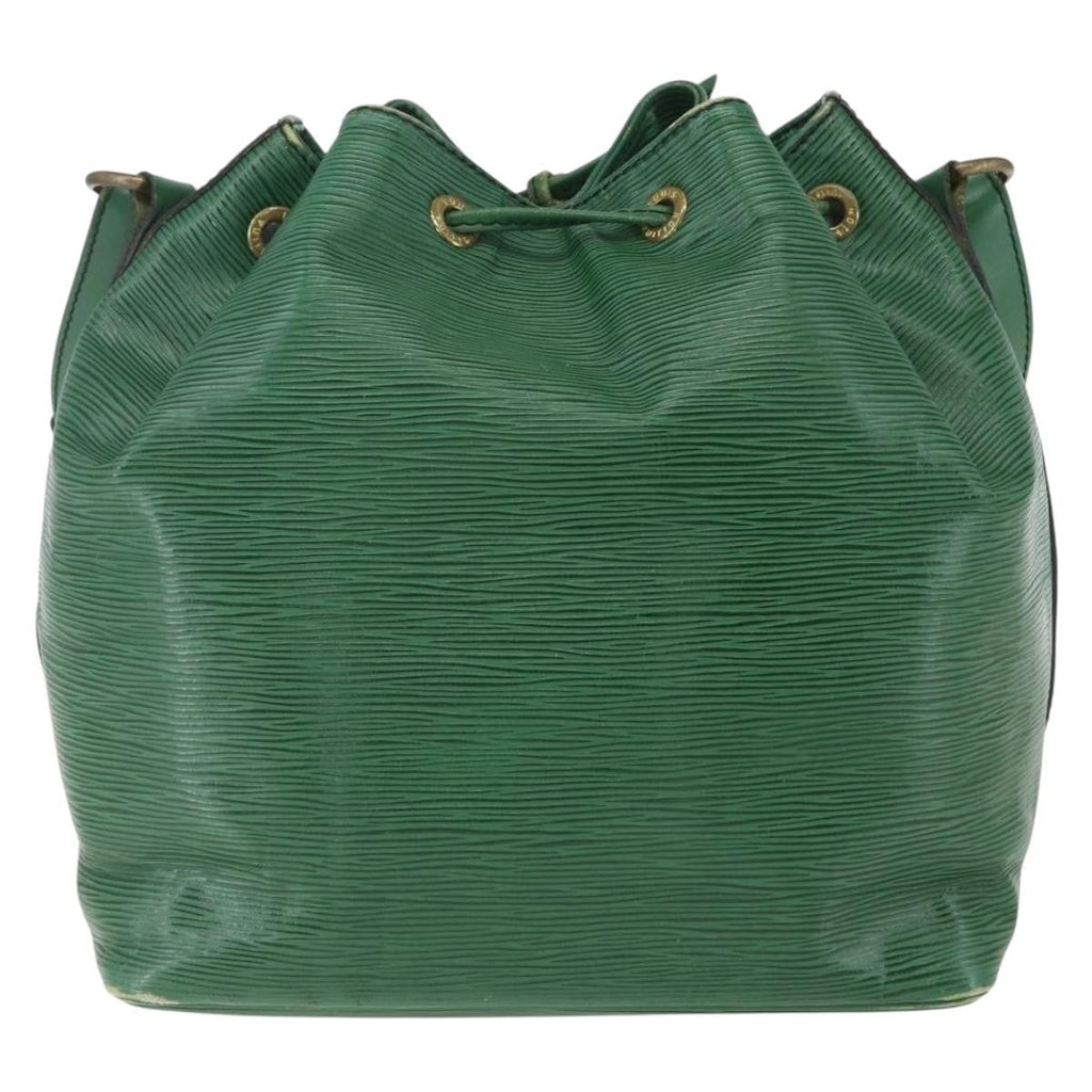 Louis Vuitton Petit Noe Handbag Epi Leather Green Leather Shoulder Bag