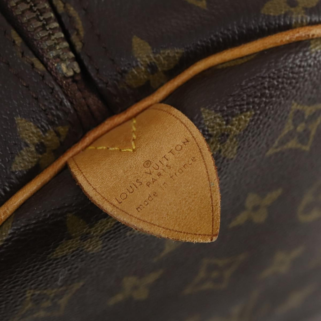 Louis Vuitton Keepall Bag Monogram Canvas Brown Canvas Travel Bag