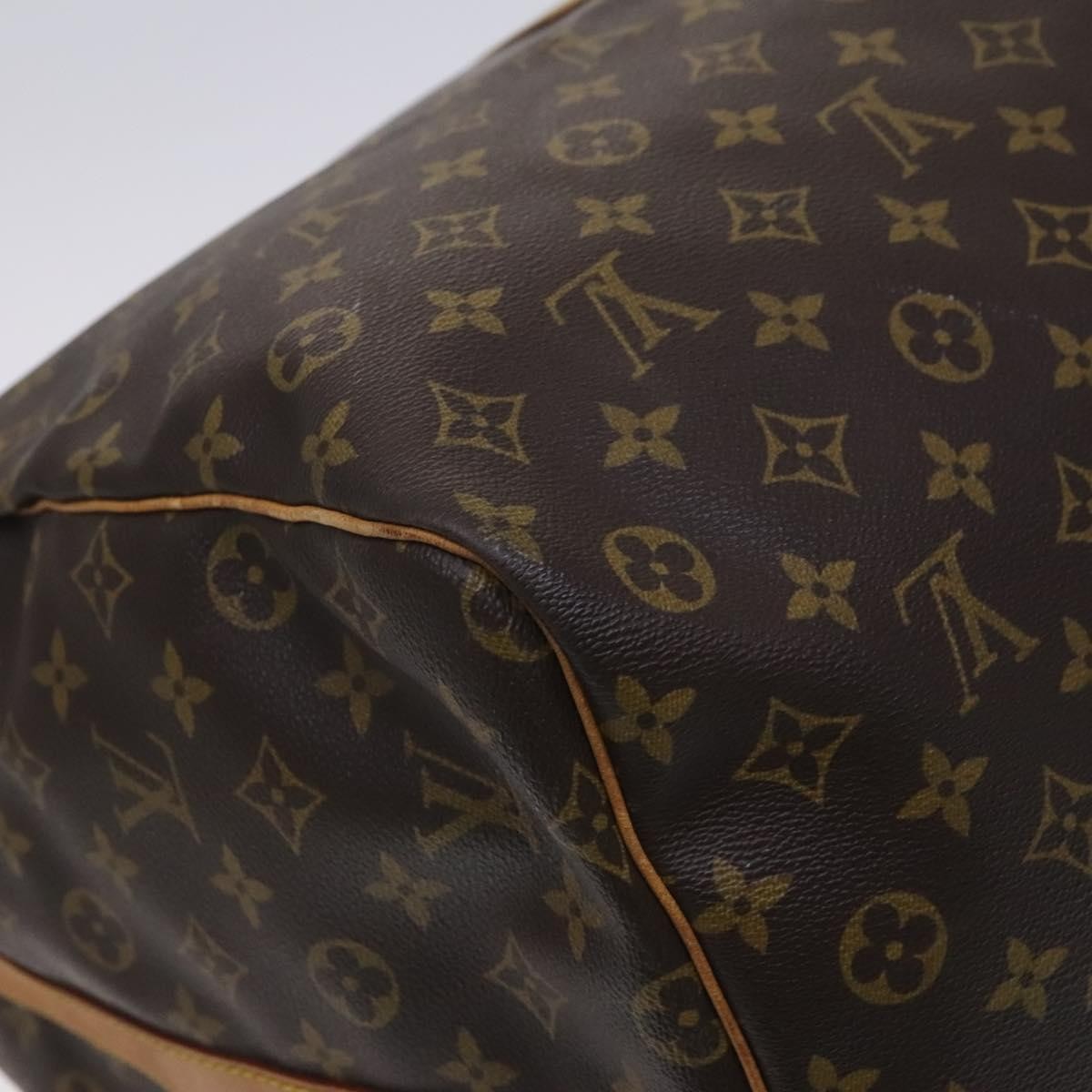 Louis Vuitton Keepall Bandouliere Bag Monogram Canvas Brown Canvas Travel Bag