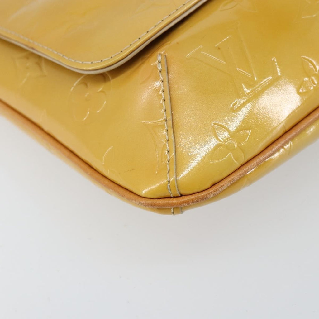 Louis Vuitton Thompson Street Handbag Monogram Vernis Beige Patent_Leather Shoulder Bag