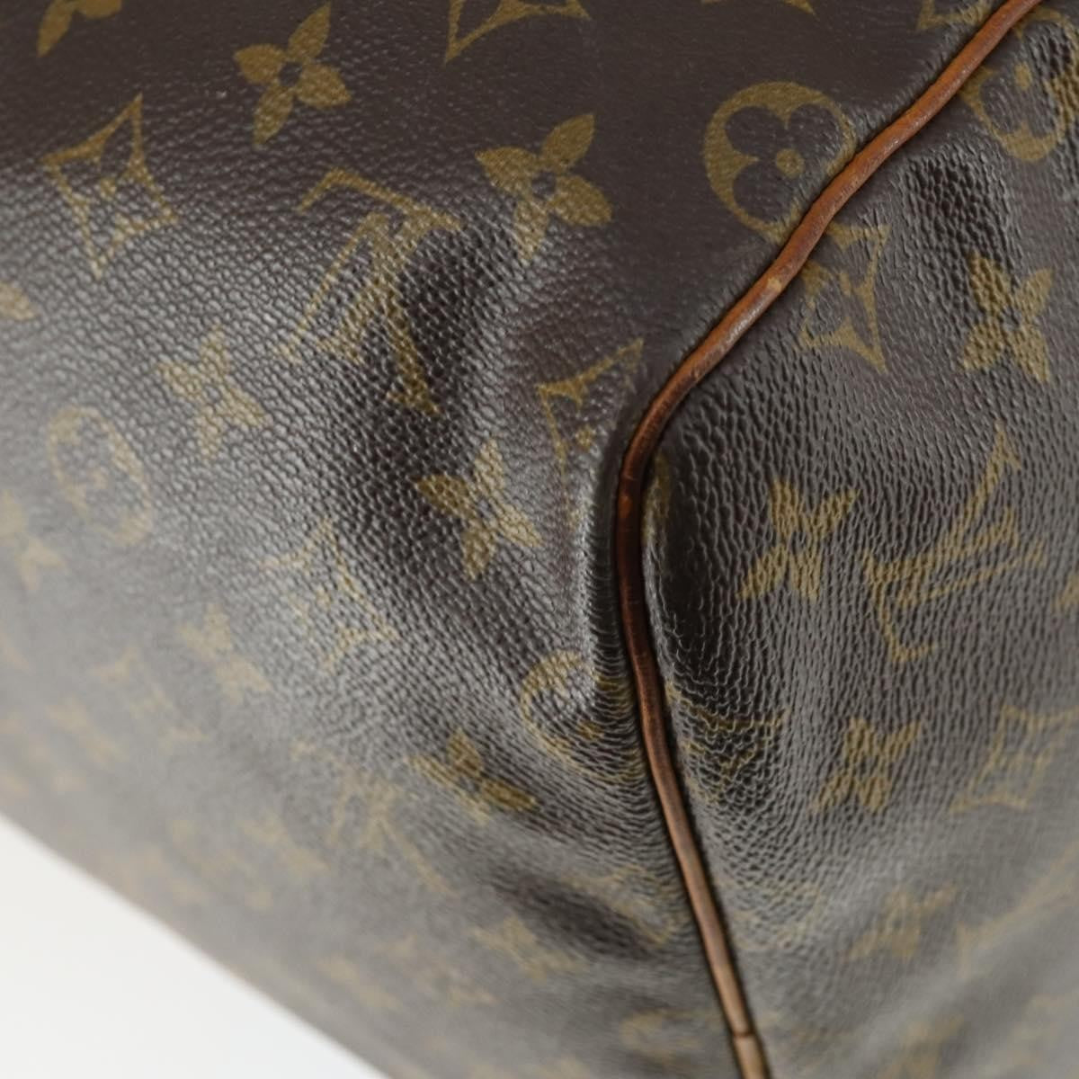Louis Vuitton Keepall Bag Monogram Canvas Brown Canvas Travel Bag