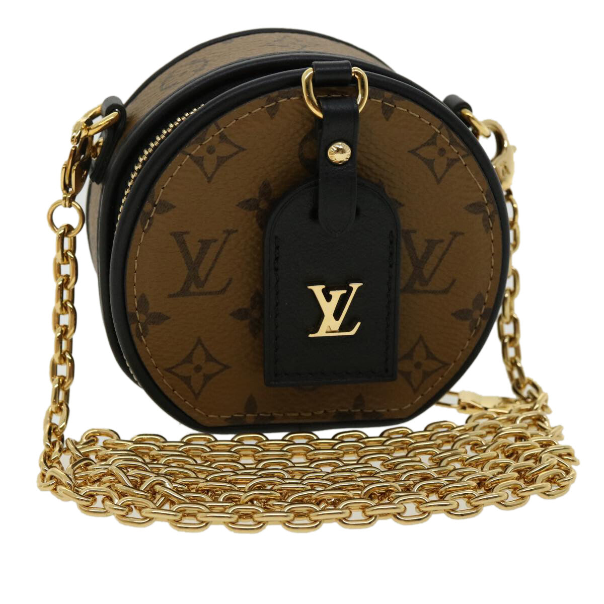 Louis Vuitton Boite Chapeau Souple Bag Reverse Monogram Giant Brown Canvas Bag
