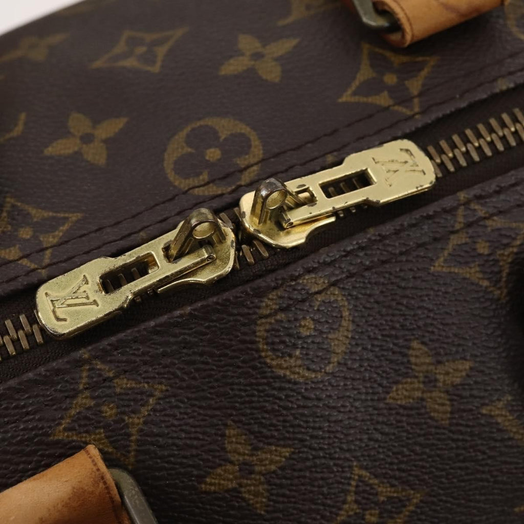 Louis Vuitton Keepall Bandouliere Bag Monogram Canvas Brown Canvas Travel Bag