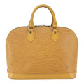 Louis Vuitton Alma Handbag Epi Leather Yellow Leather Handbag