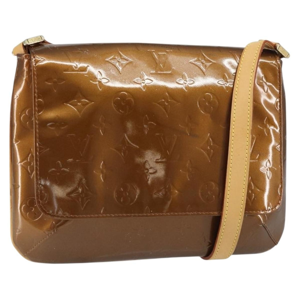 Louis Vuitton Thompson Street Handbag Monogram Vernis Brown Patent_Leather Shoulder Bag