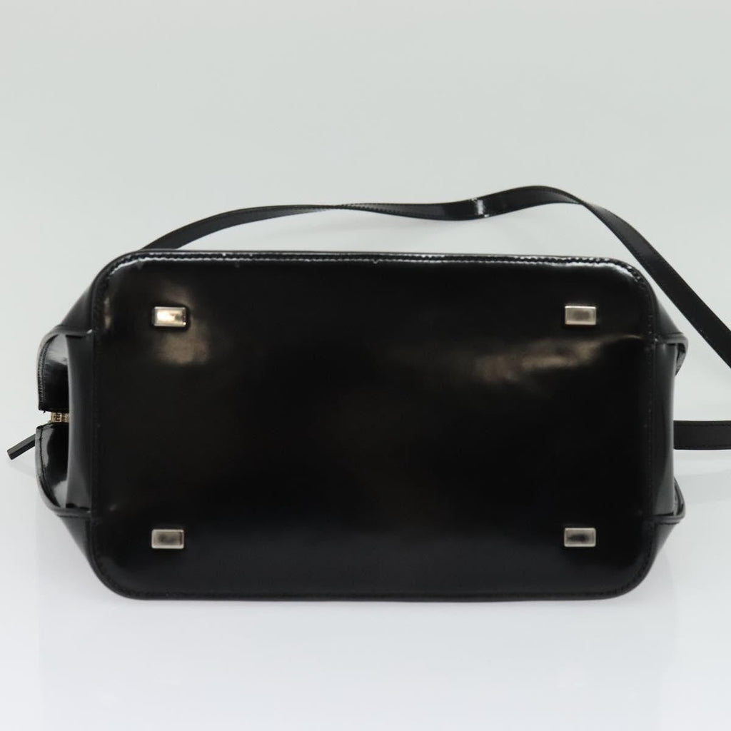 Celine Handbag Patent Leather Black Patent_Leather Handbag