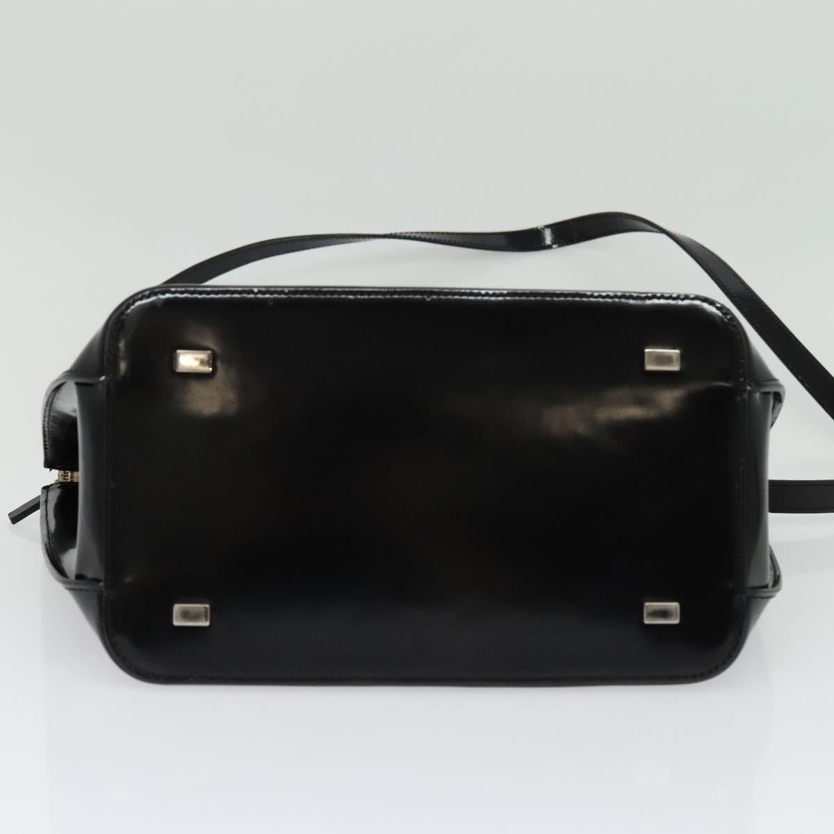 Celine Handbag Patent Leather Black Patent_Leather Handbag
