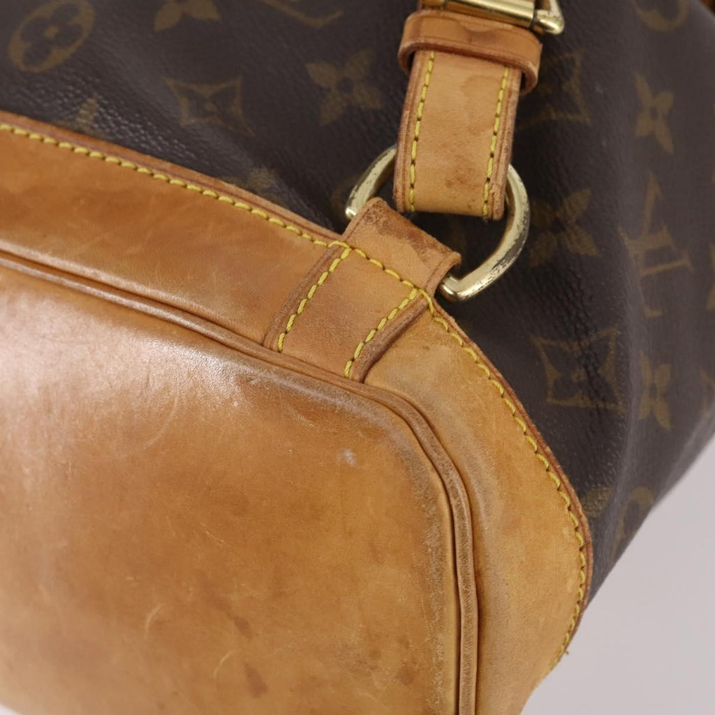 Louis Vuitton Vintage Montsouris Backpack Monogram Canvas Brown Canvas Backpack Bag