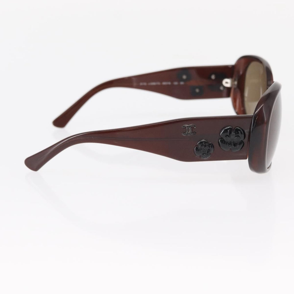 Chanel Camélia Sunglasses Plastic Brown Plastic Sunglasse Accessory