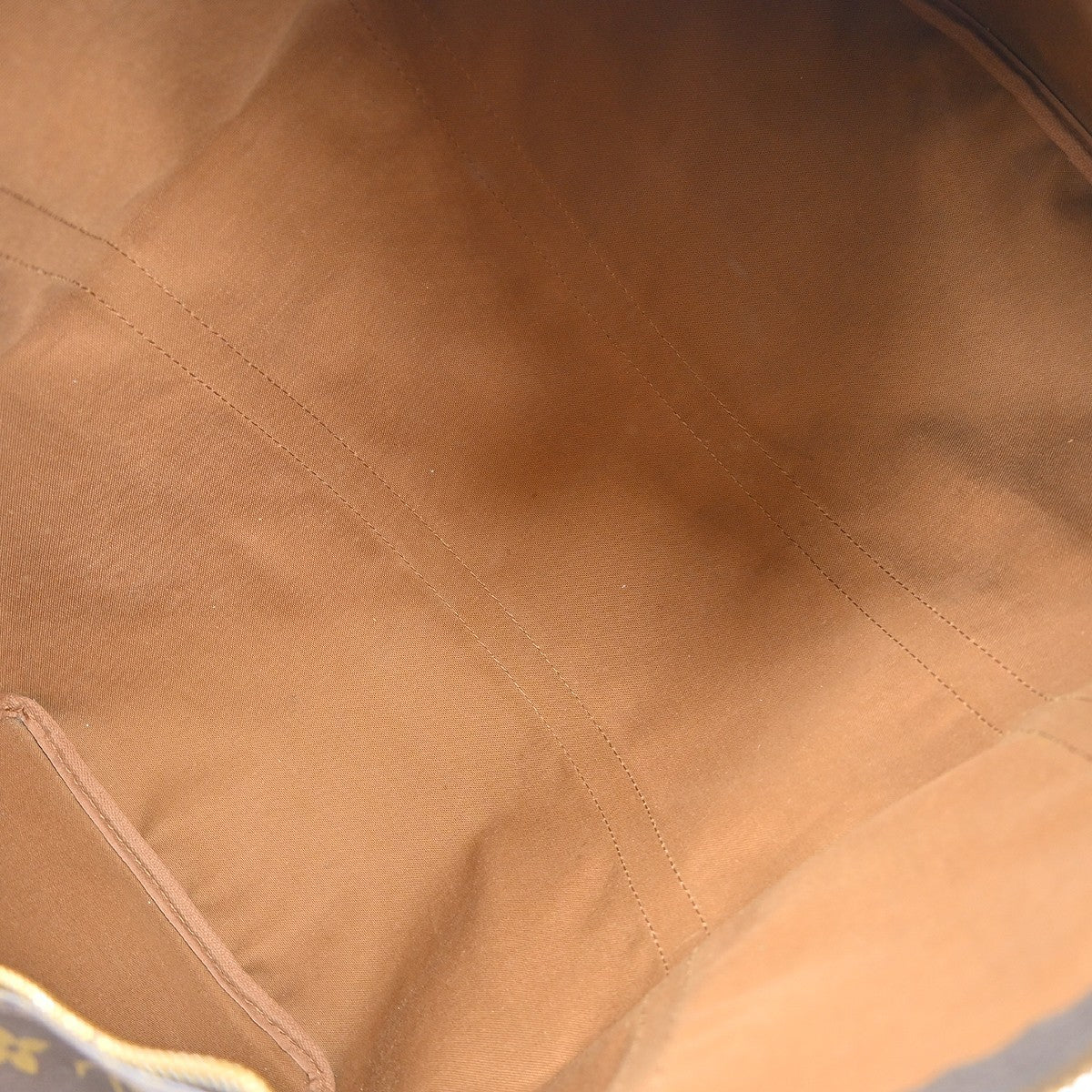 Louis Vuitton Keepall Bag Monogram Canvas Brown Canvas Travel Bag
