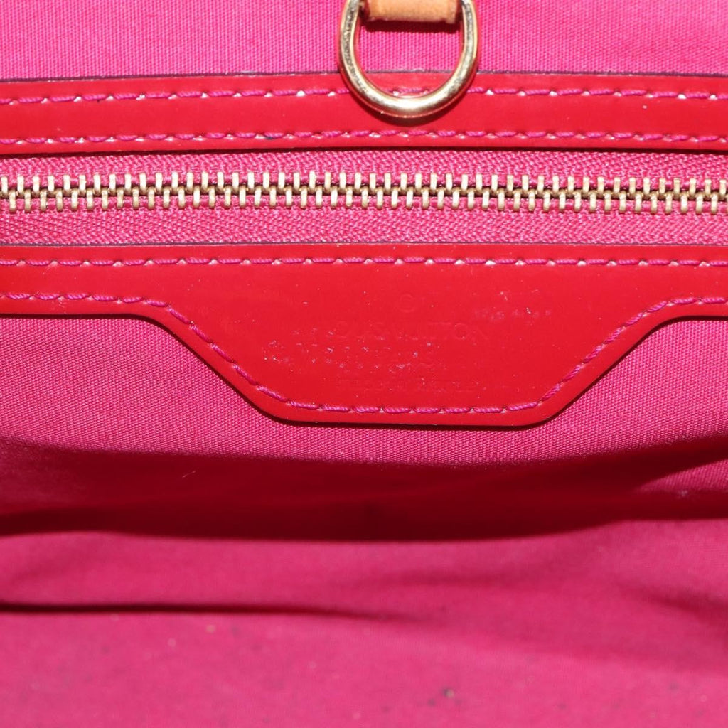Louis Vuitton Catalina Handbag Monogram Vernis Pink Patent_Leather Handbag