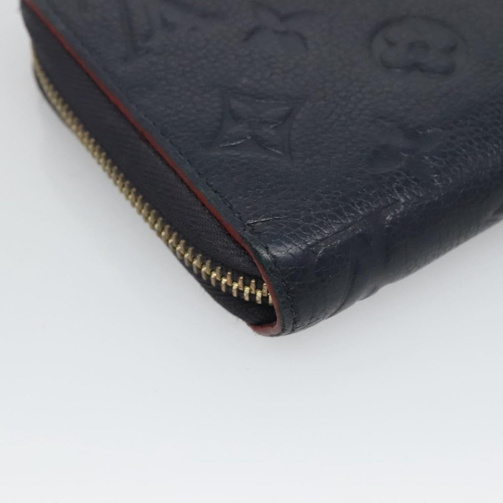 Louis Vuitton Portefeuille Zippy Monogramme Empreinte Monogramme Empreinte Navy Leather Wallets Accessory