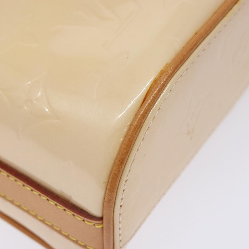 Louis Vuitton Sullivan Handbag Monogram Vernis Beige Patent_Leather Bag