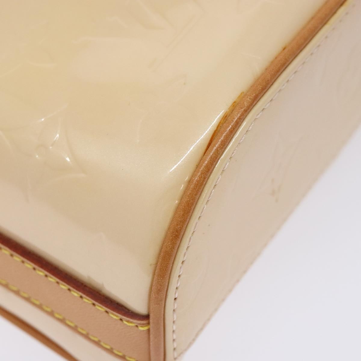 Louis Vuitton Sullivan Handbag Monogram Vernis Beige Patent_Leather Bag